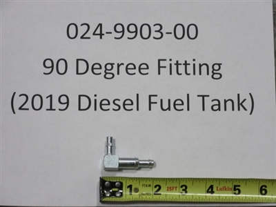 024-9903-00 - Bad Boy Mowers90 Degree Elbow Fitting for 2019 Diesel Fuel Tank 024990300