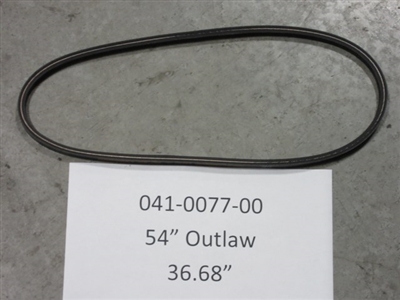 Bad Boy 041-0077-00 54" Blower Belt for the 2019 Baggers - Deck