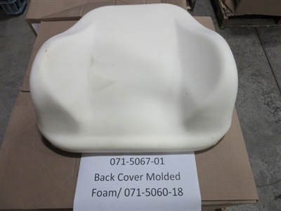 071-5067-01 - Bad Boy MowersBack Cover Molded Foam for 071-5060-18 071506701