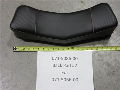 071-5086-00 - Bad Boy MowersBack Pad #2 for 071-5066-00 071508600