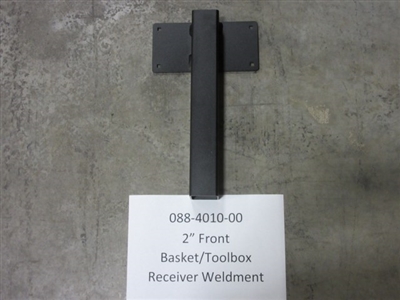 088-4010-00 - Bad Boy Mowers2" Front Basket/Toolbox Receiver Weldment 088401000