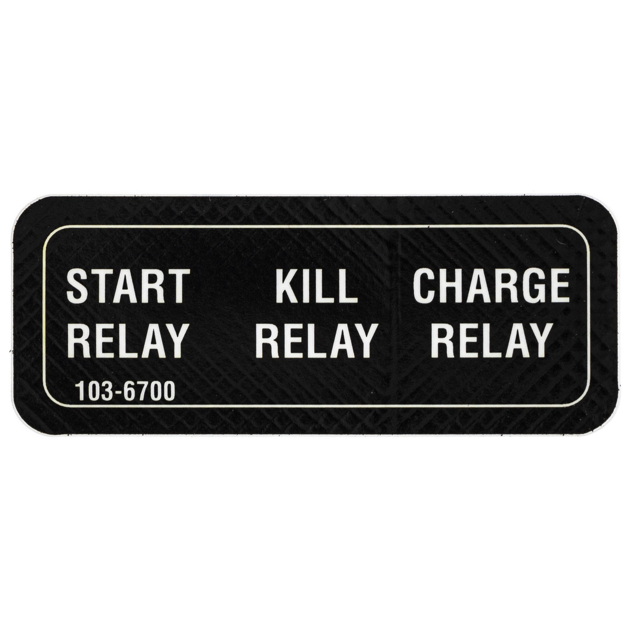 Exmark 103-6700 Relay Decal