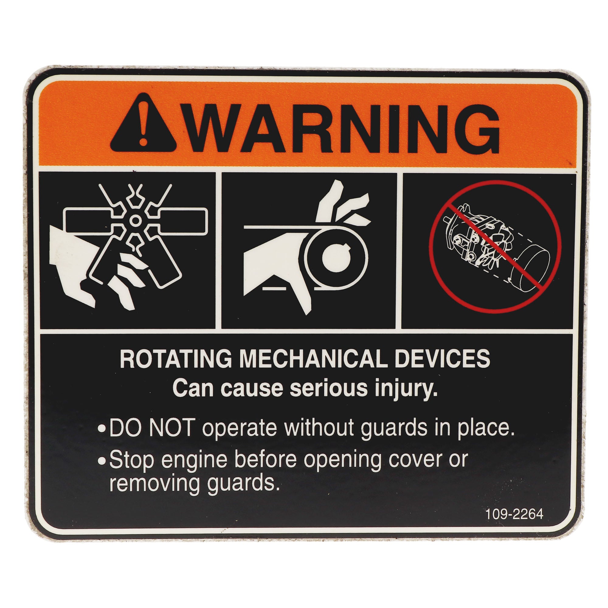 Exmark 109-2264 Warning Decal