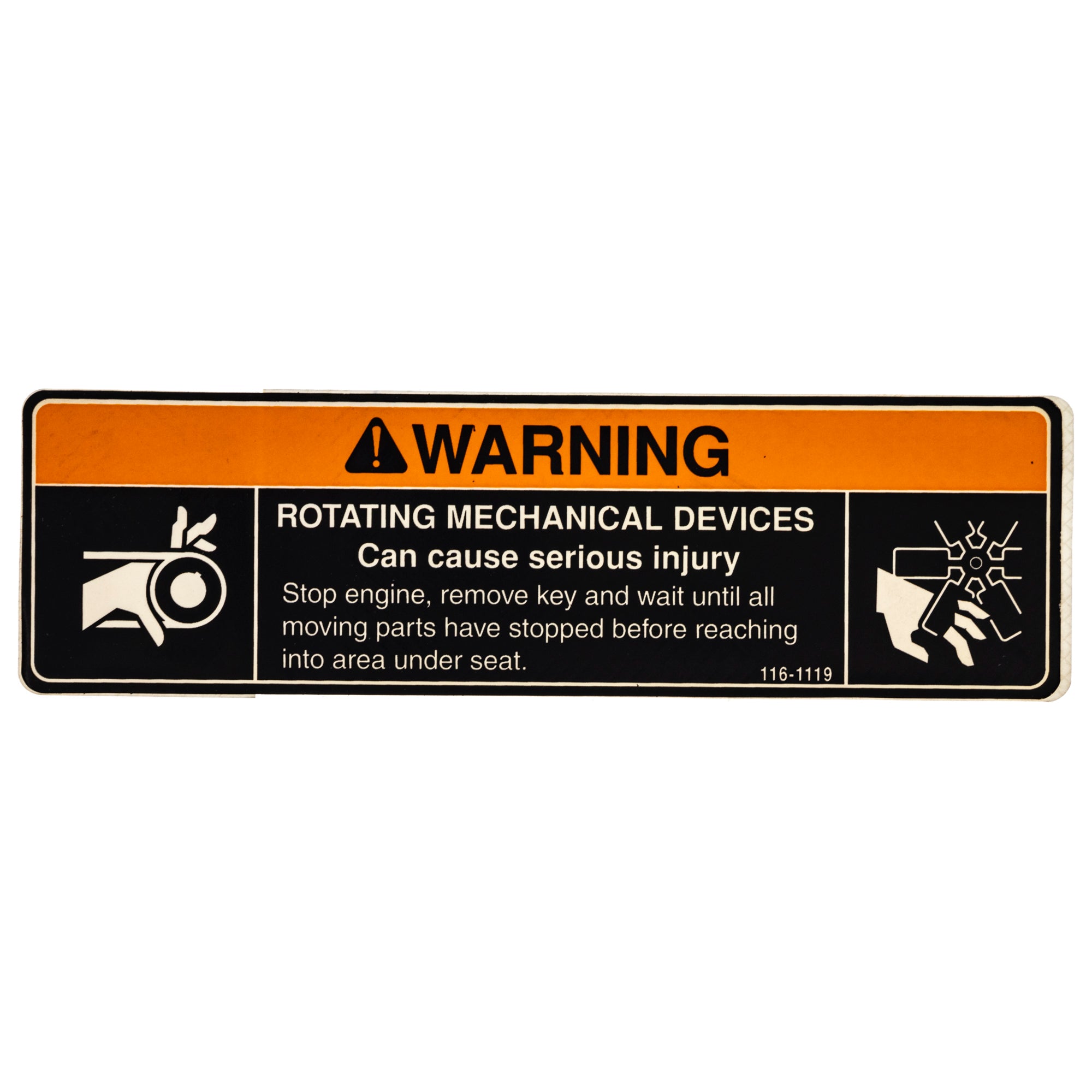 Exmark 116-1119 Belt Drive Decal