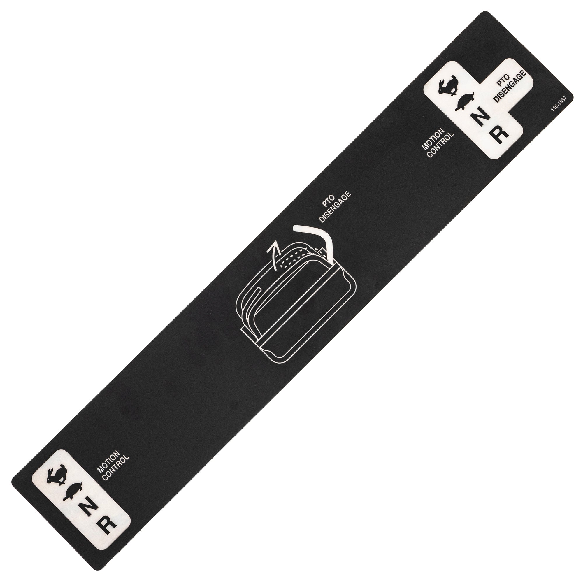 Exmark 116-1887 Motion Control Decal