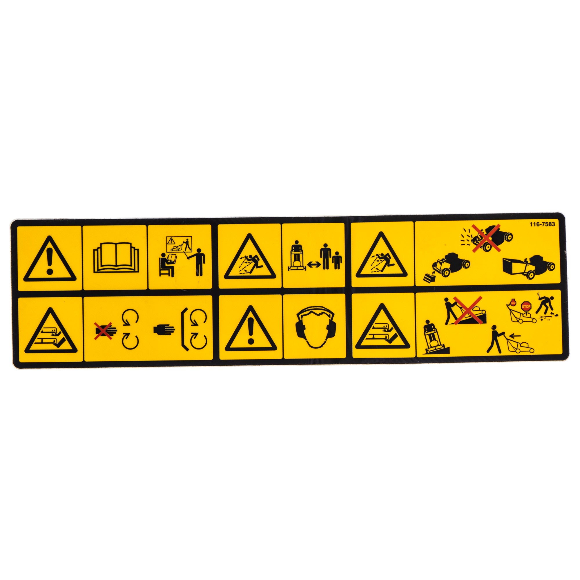 Exmark 116-7583 Warning Decal