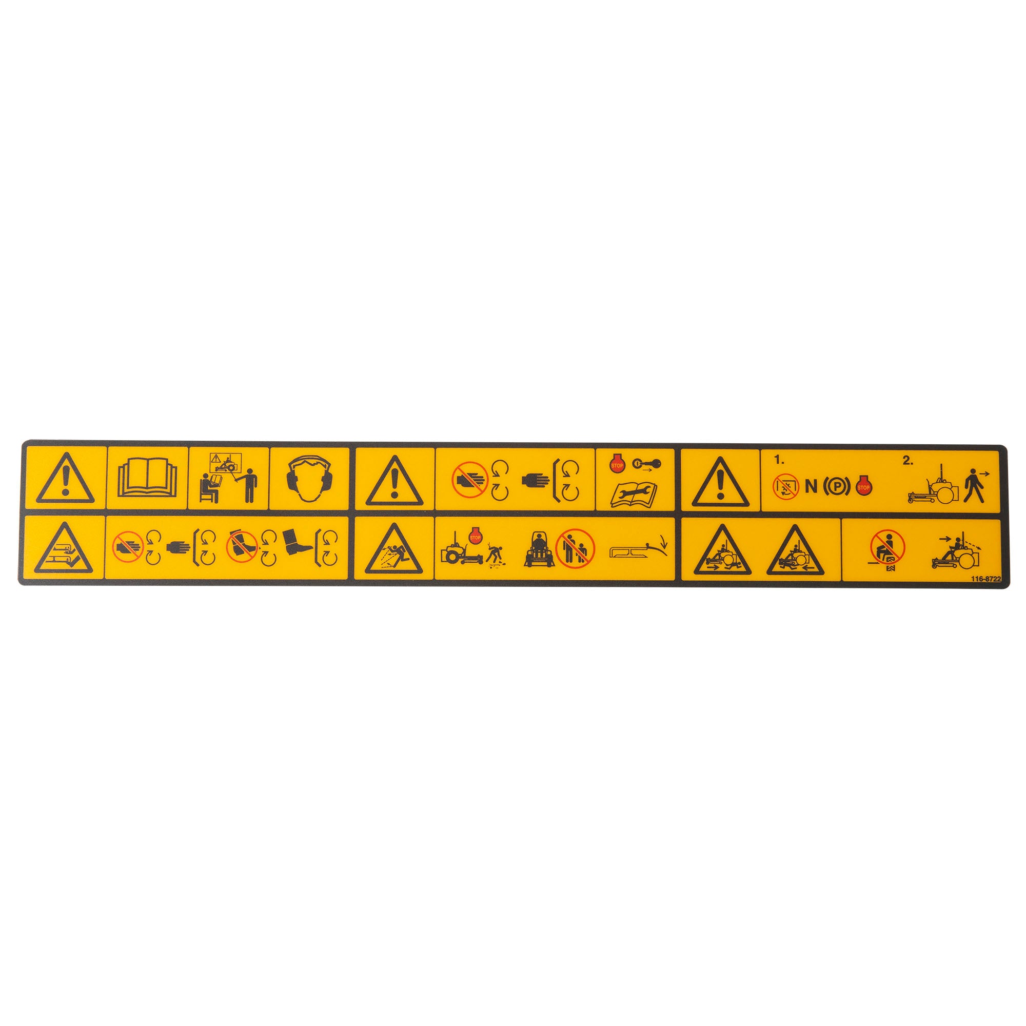 Exmark 116-8722 Console Decal