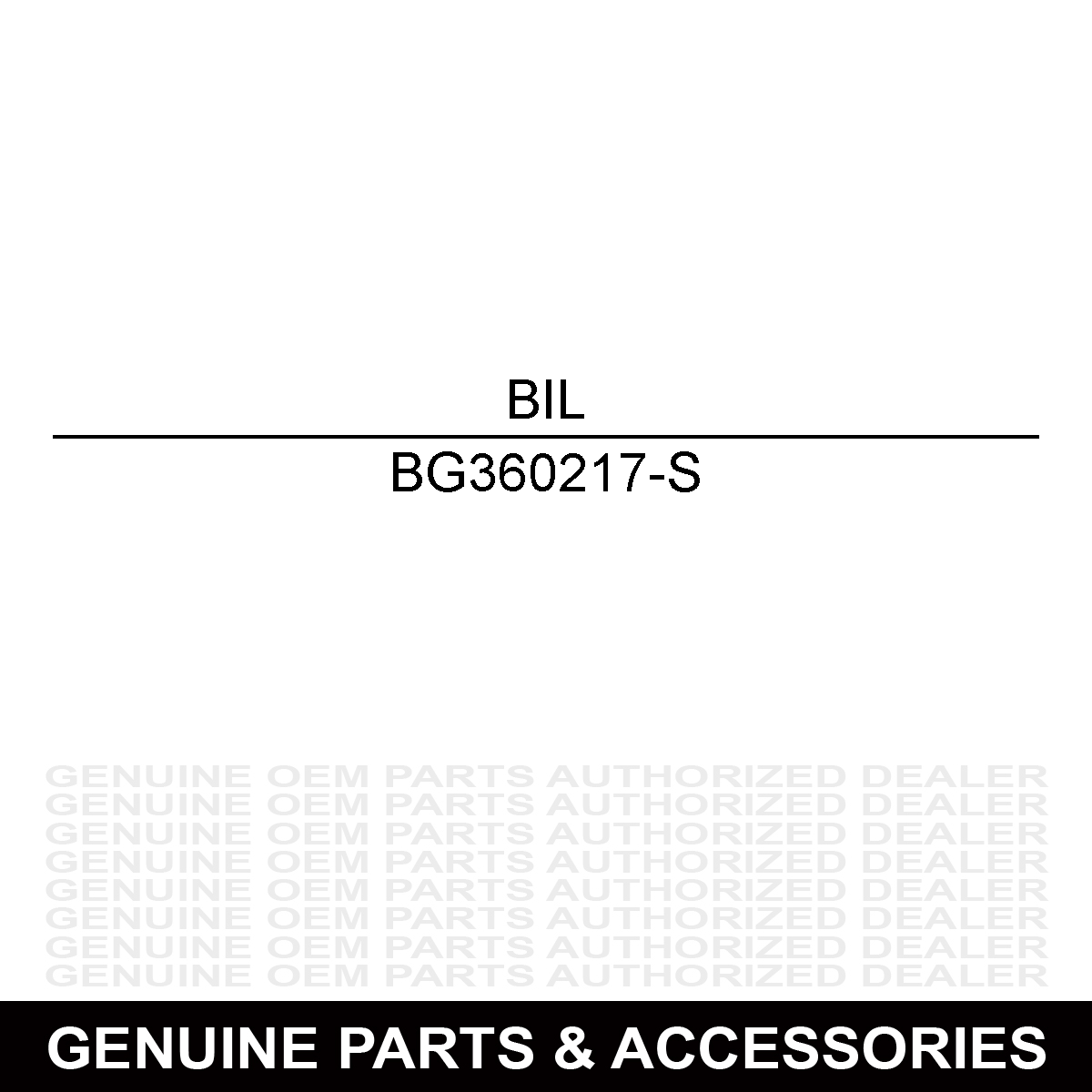 Billy Goat 360217-S BAIL SERVICE KIT AE