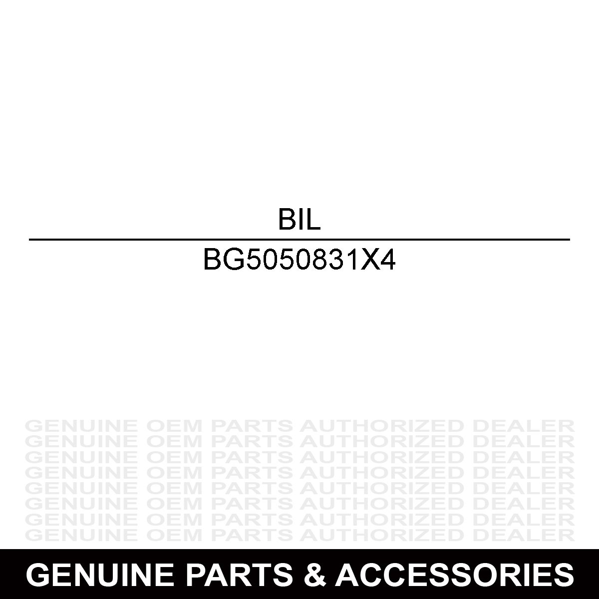 Billy Goat 5050831X4 Fuel Line