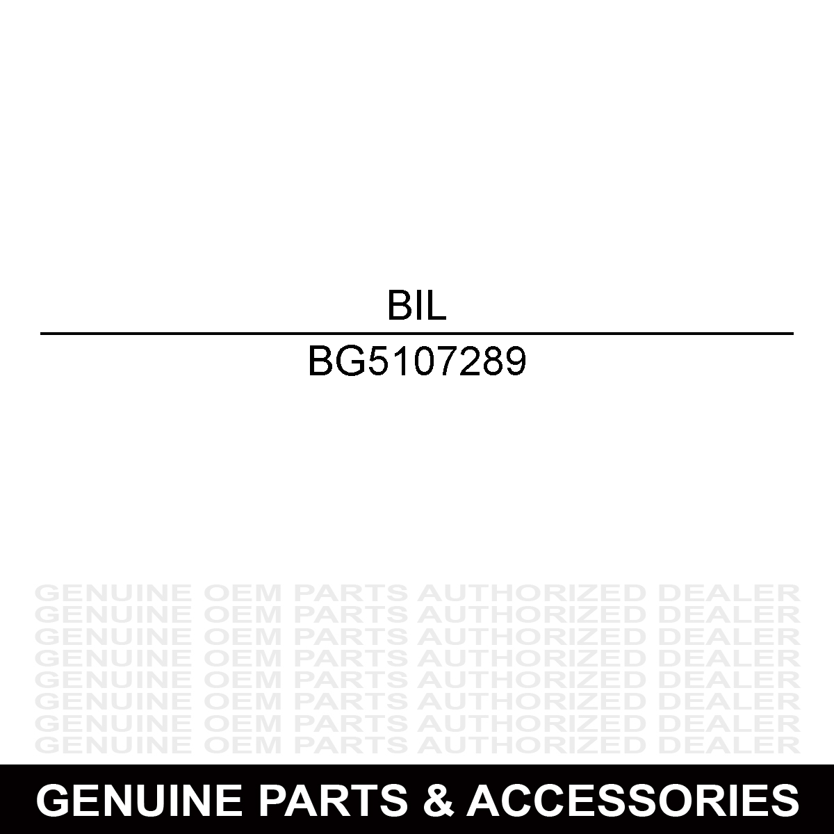 Billy Goat 5107289 Bolt