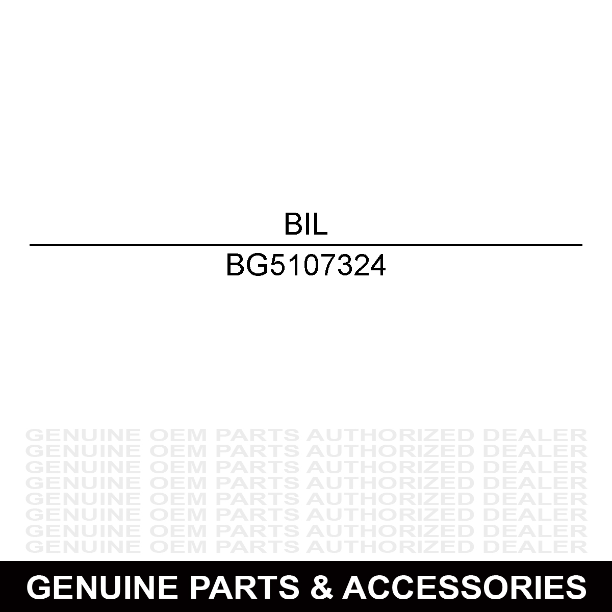 Billy Goat 5107324 PLATE, CAM COVER, CZ