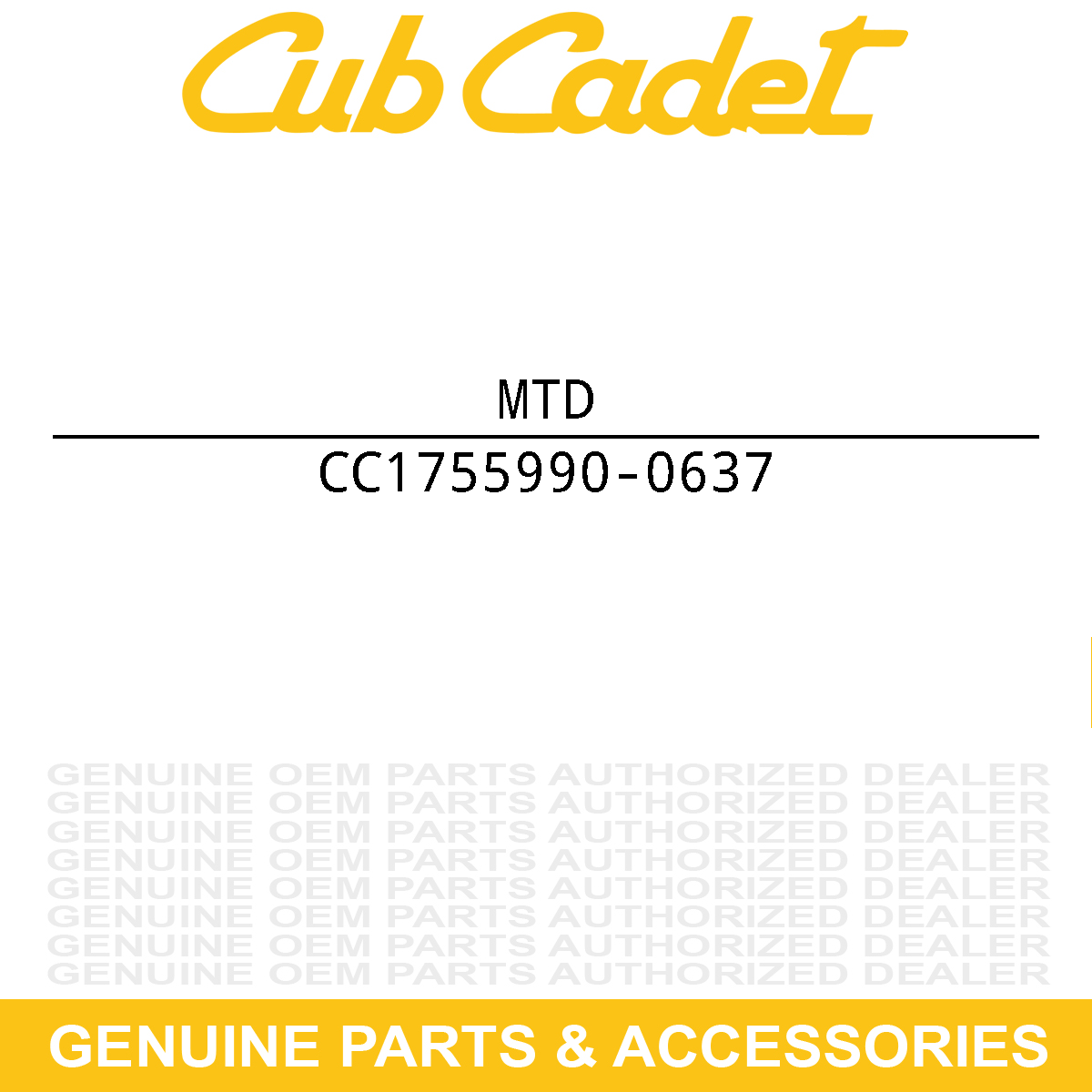 MTD 1755990-0637 BLADE-22" MULCH