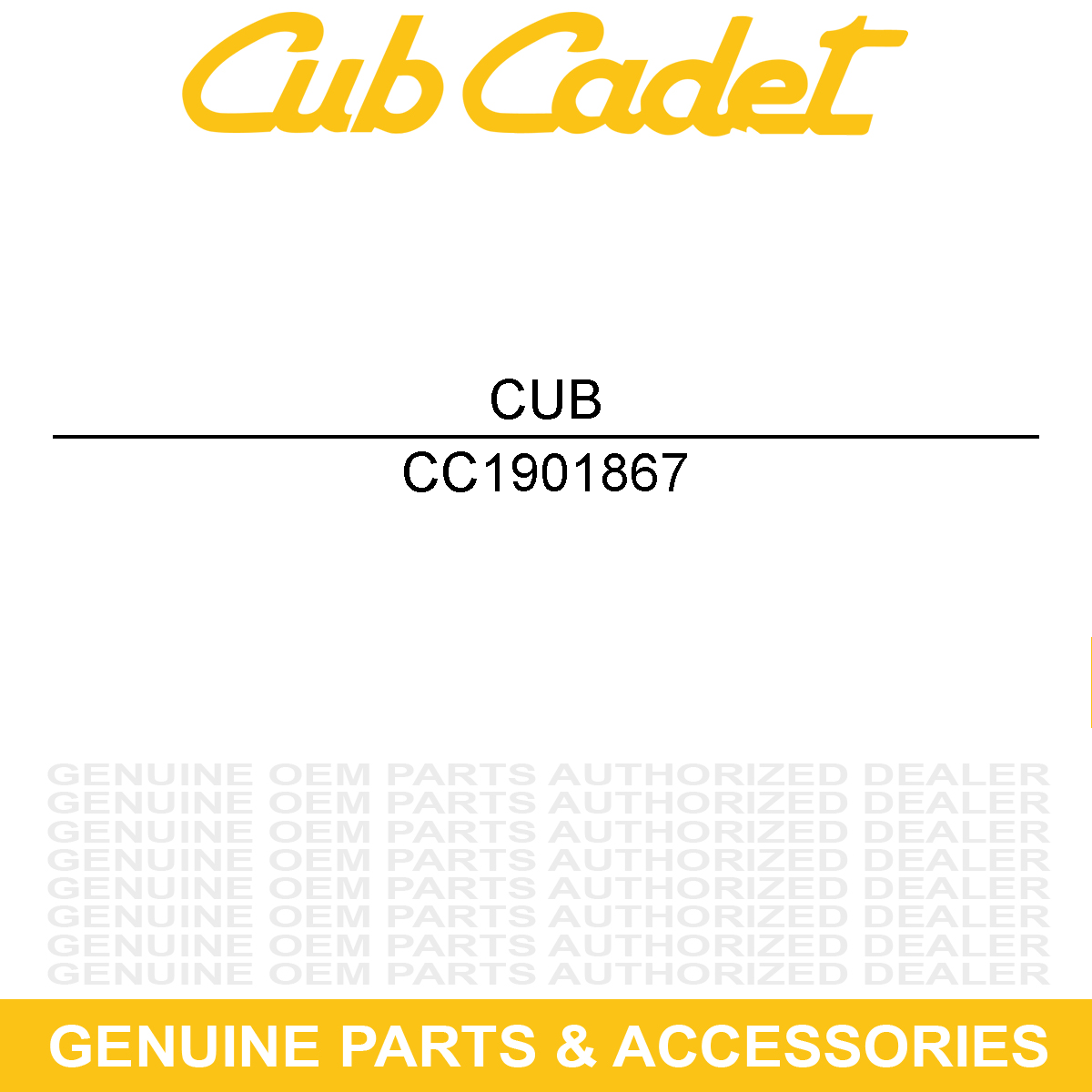 MTD 1901867 Troy-Bilt Decal