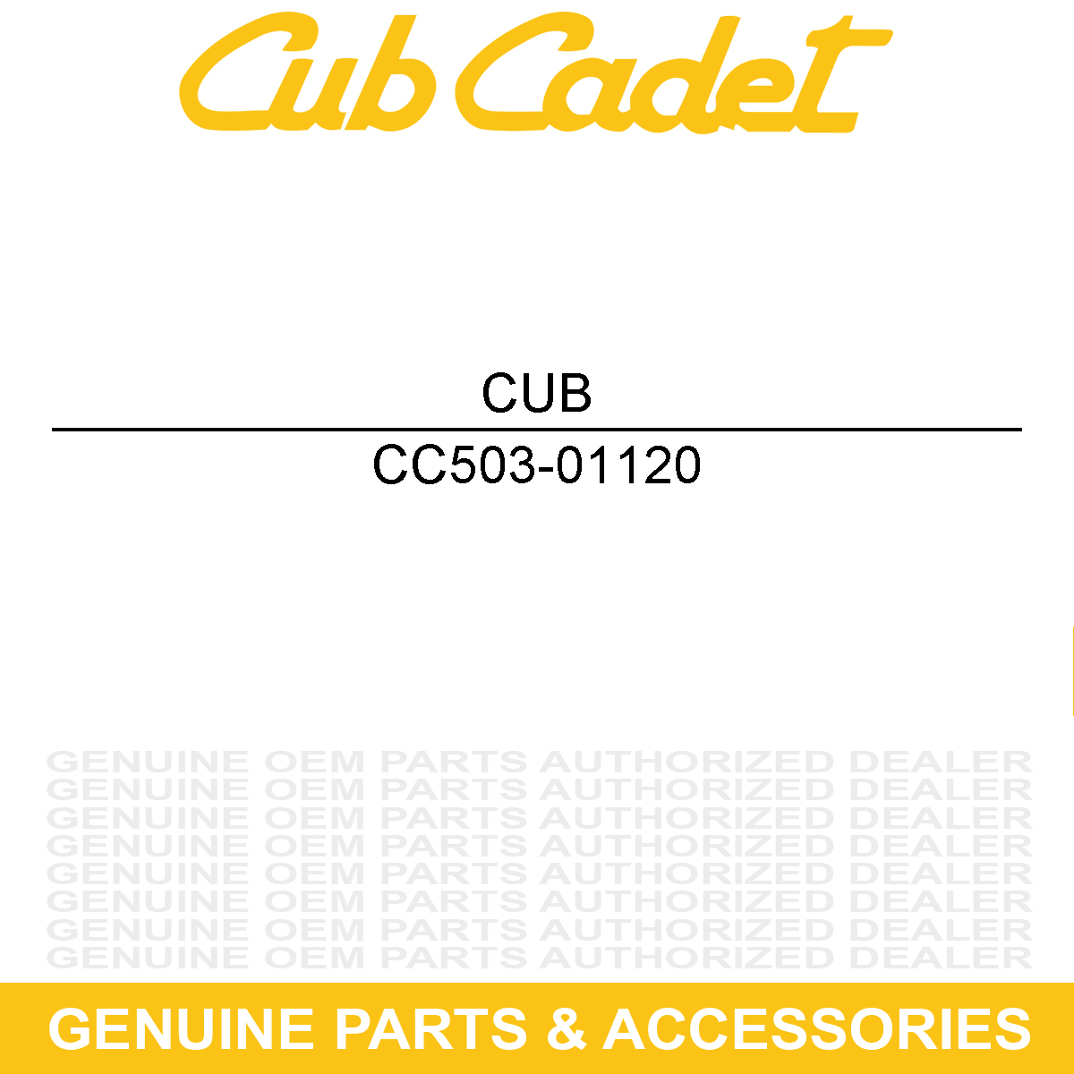 CUB CADET 503-01120 U Joint