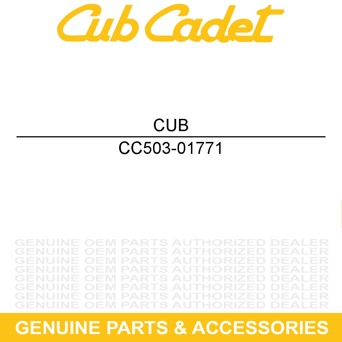 CUB CADET 503-01771 Right Rear View Mirror Kit