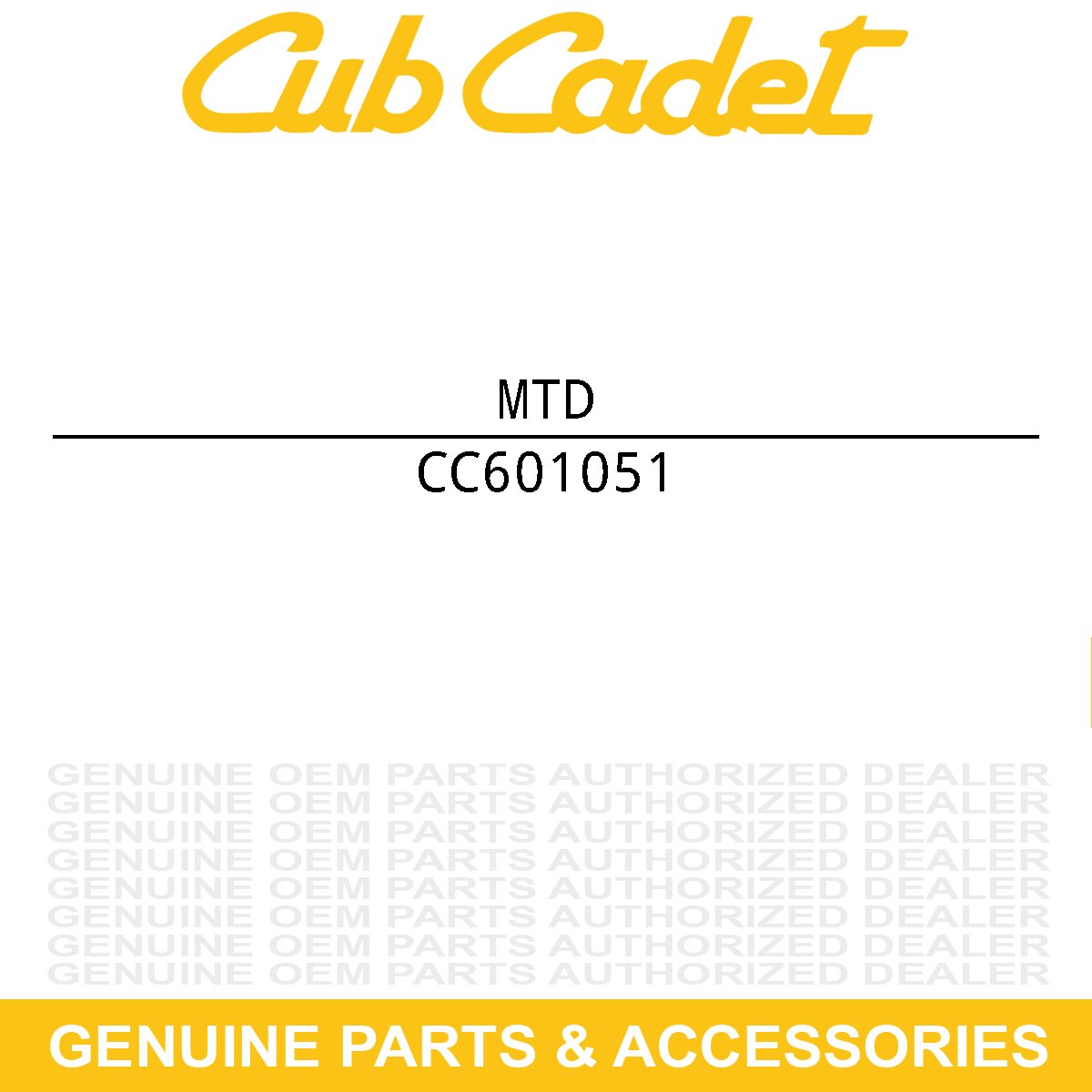 MTD 601051 Overtravel Spring