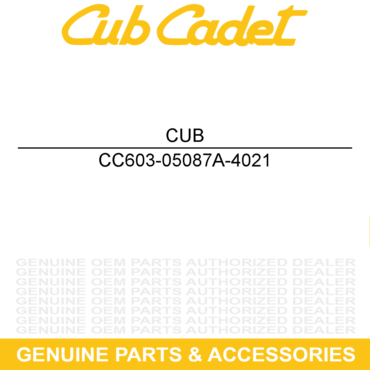 CUB CADET 603-05087A-4021 LIFT ARM-LH