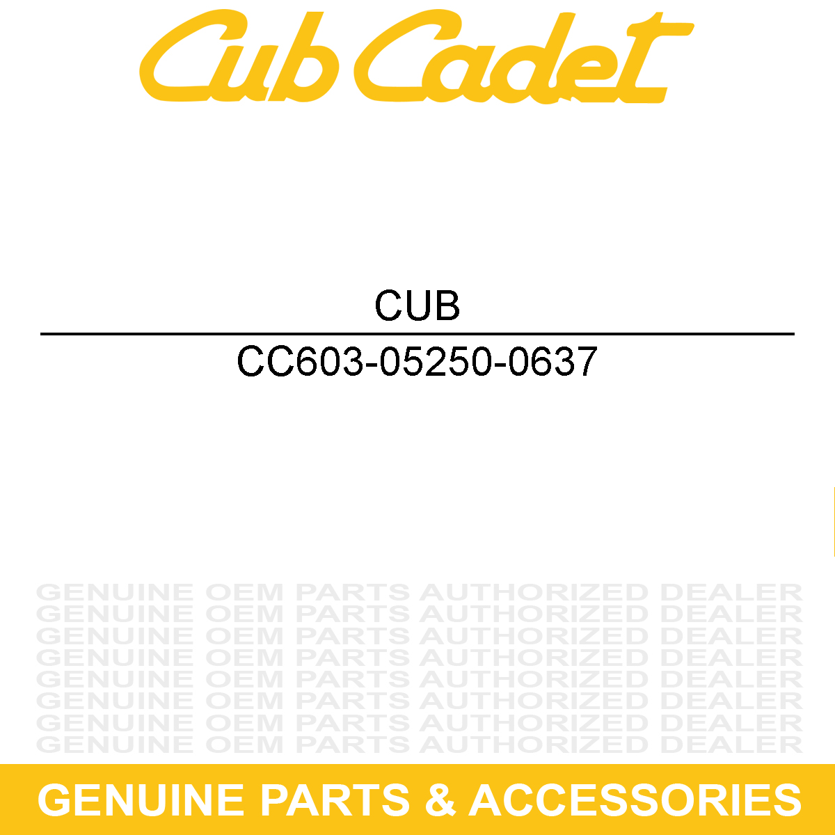 CUB CADET 603-05250-0637 BRKT ASM-TORQUE