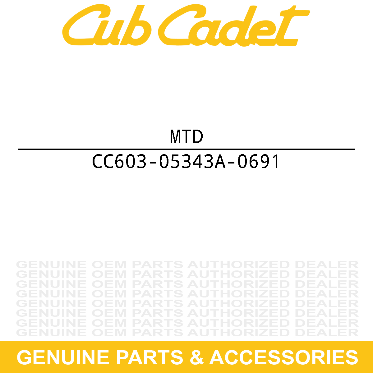 MTD 603-05343A-0691 Left Hand Lapbar Handle