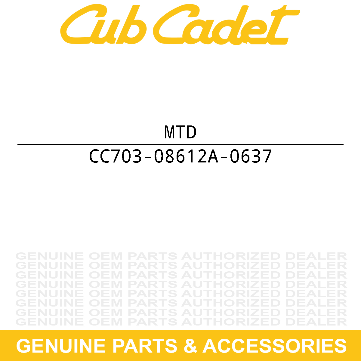 MTD 703-08612A-0637 BRKT-IDLER PULLEY