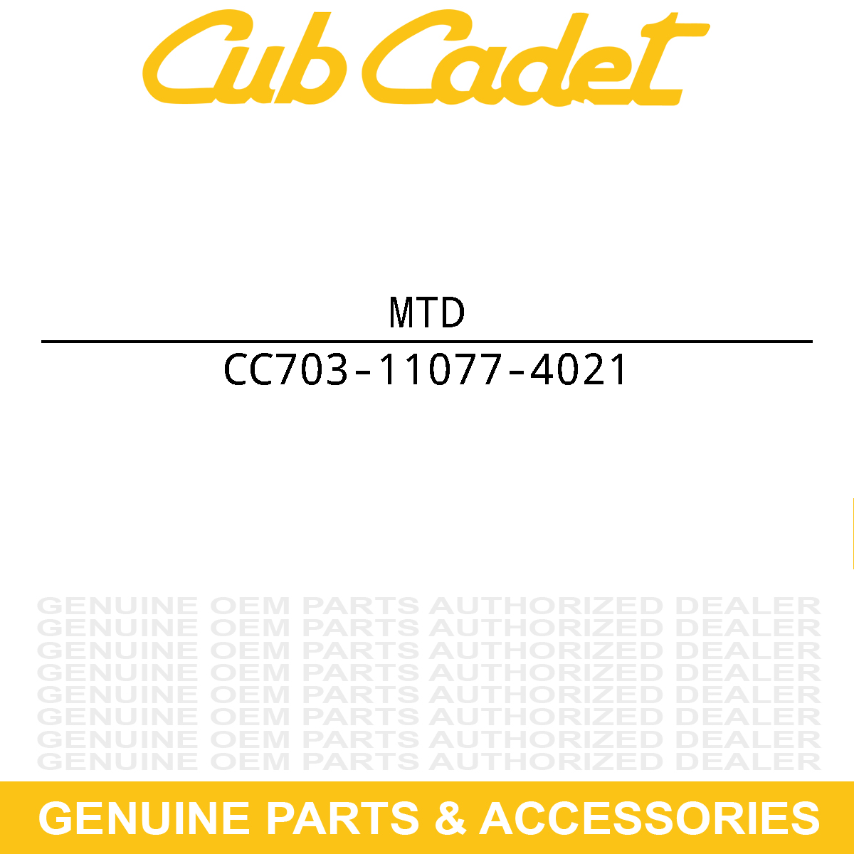 MTD 703-11077-4021 OIL FILTER SUPPORT