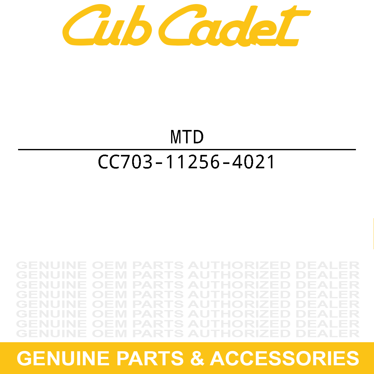 CUB CADET 703-11256-4021 Tilt Steering Column
