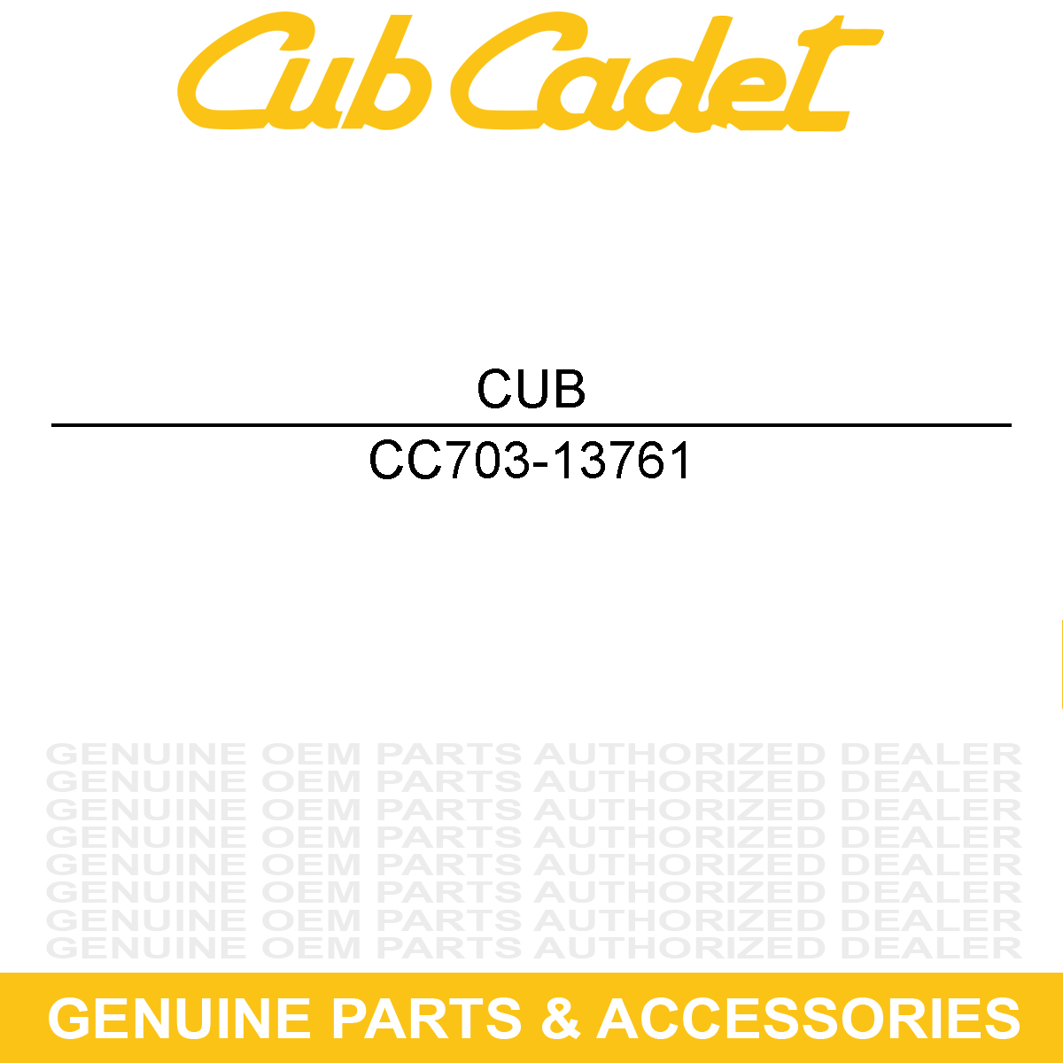 CUB CADET 703-13761 LVR:ACT:CABLE:BRAK