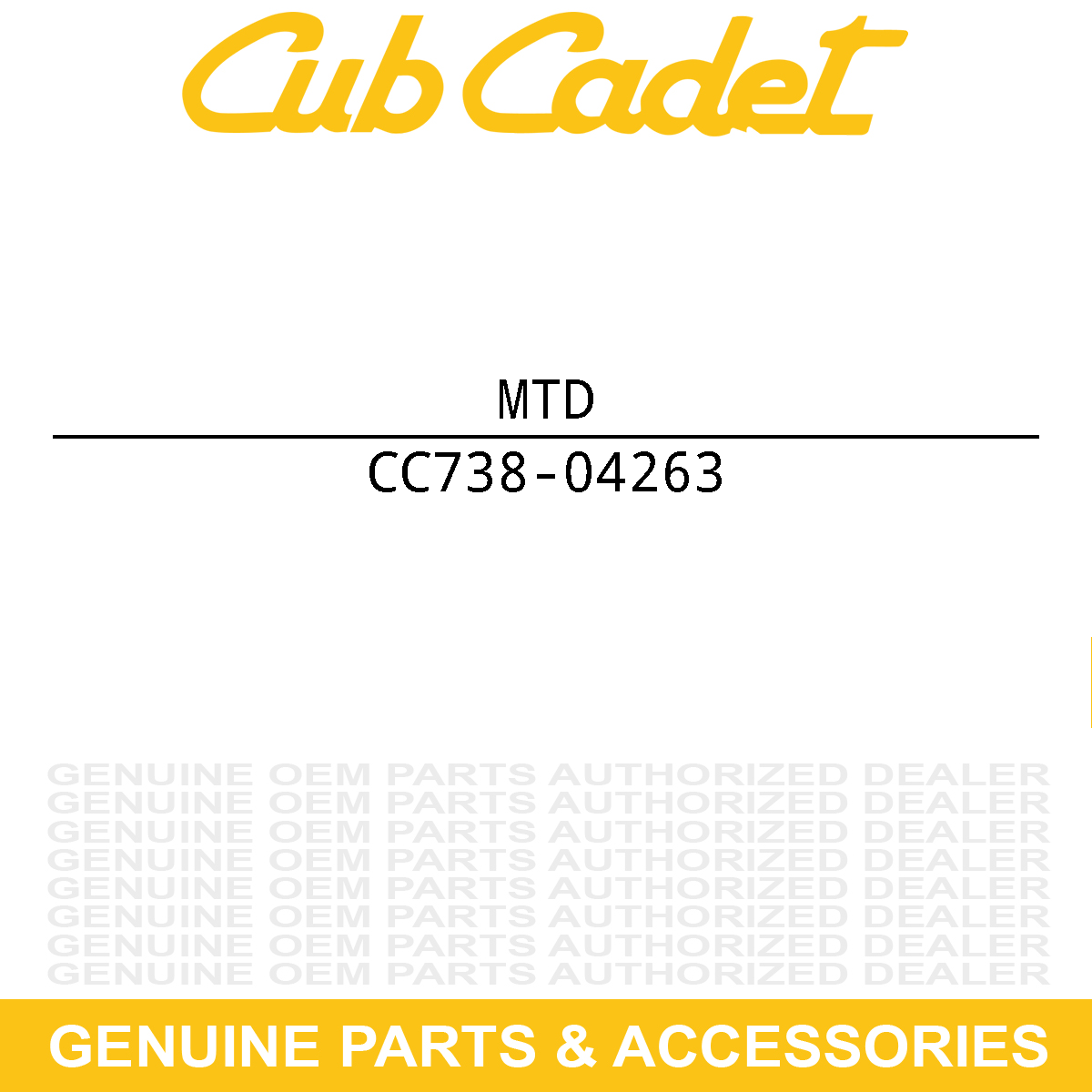 MTD 738-04263 Steering Shaft .625 Od X 24.25 Lg