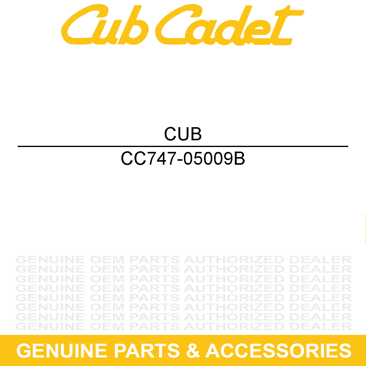 CUB CADET 747-05009B Cruise/Brake Rod