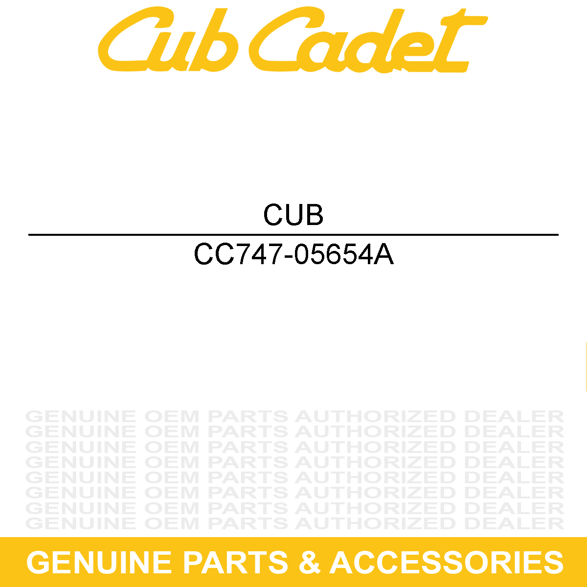 CUB CADET 747-05654A ROD-BRAKE FRONT