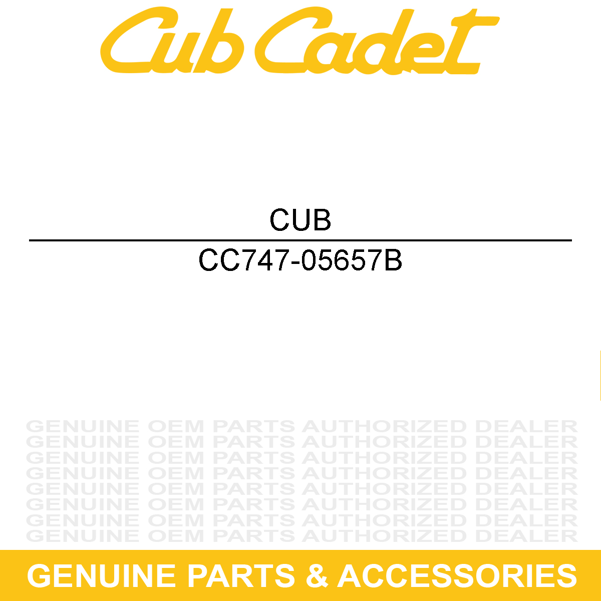 CUB CADET 747-05657B ROD-HYDRO BYPASS