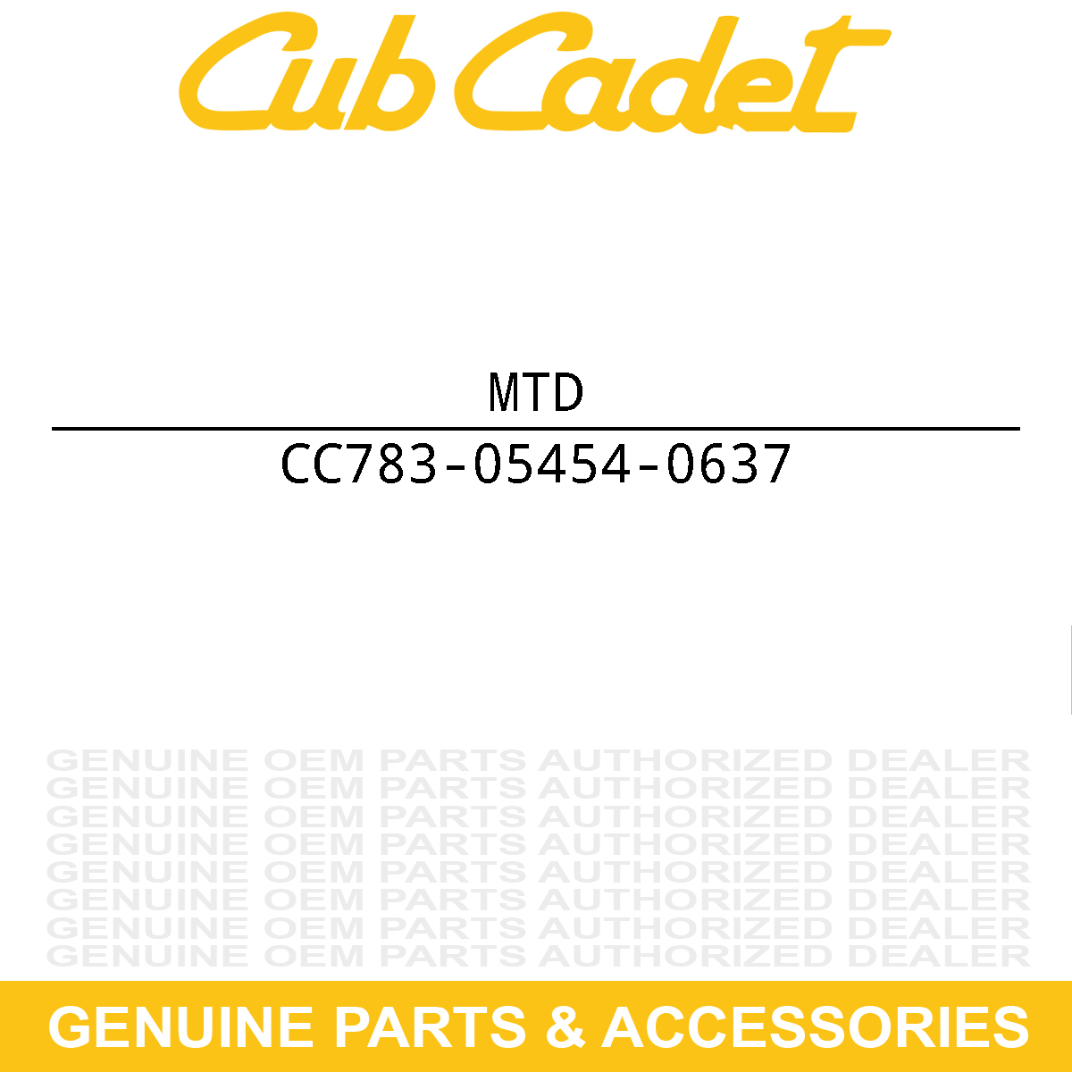 MTD 783-05454-0637 Pivot Hood Bracket