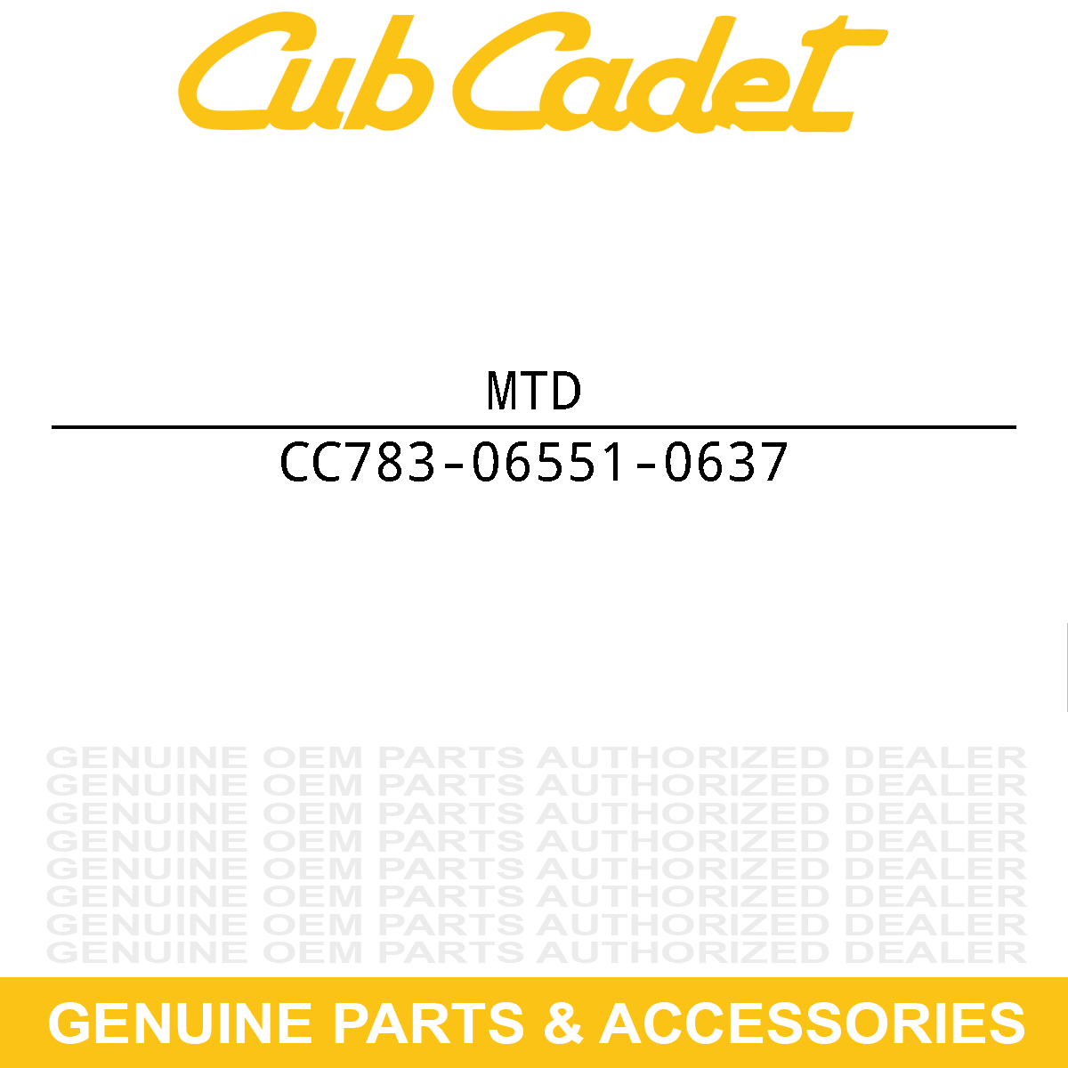 MTD 783-06551-0637 BRKT-TORQUEHYDRO