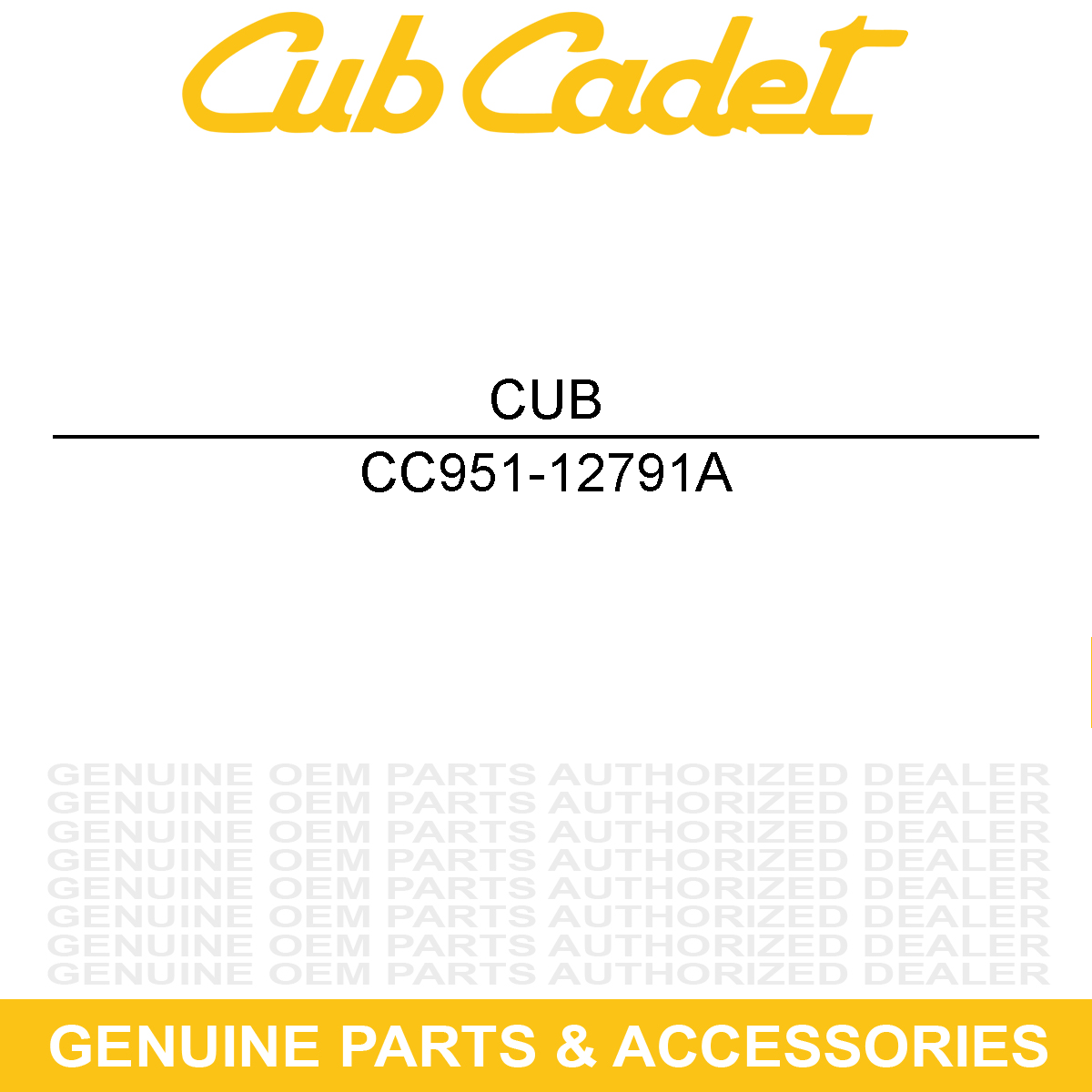 CUB CADET 951-12791A CARBURETOR ASSEMBL
