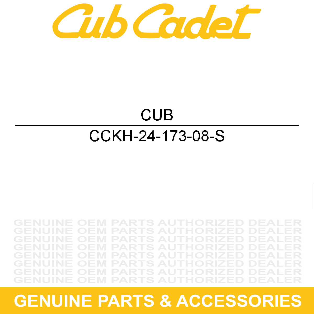 CUB CADET KH-24-173-08-S CAP-CONNECTOR