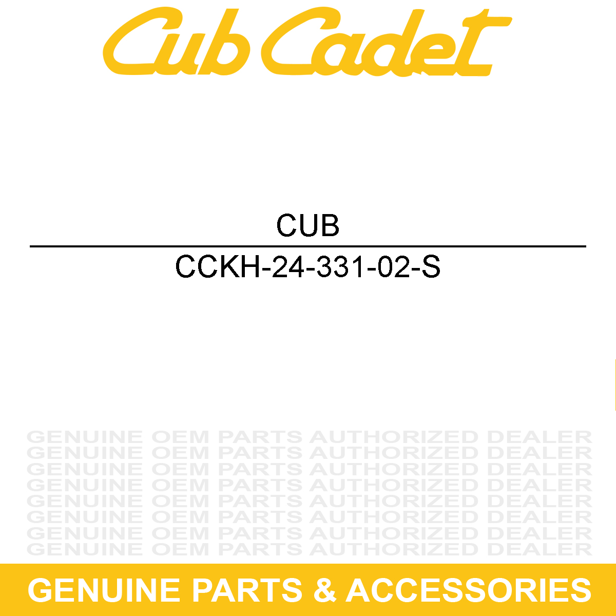 CUB CADET KH-24-331-02-S INJECTOR-FUELEFI