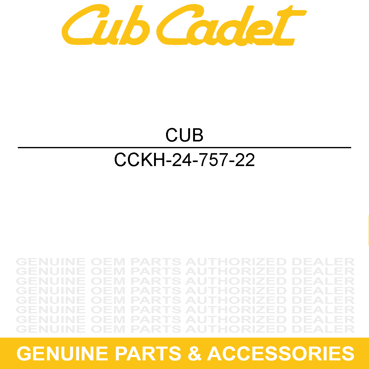 CUB CADET KH-24-757-22 Solenoid Kit