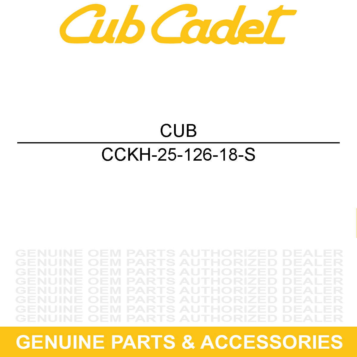 CUB CADET KH-25-126-18-S SENSOR BRACKET