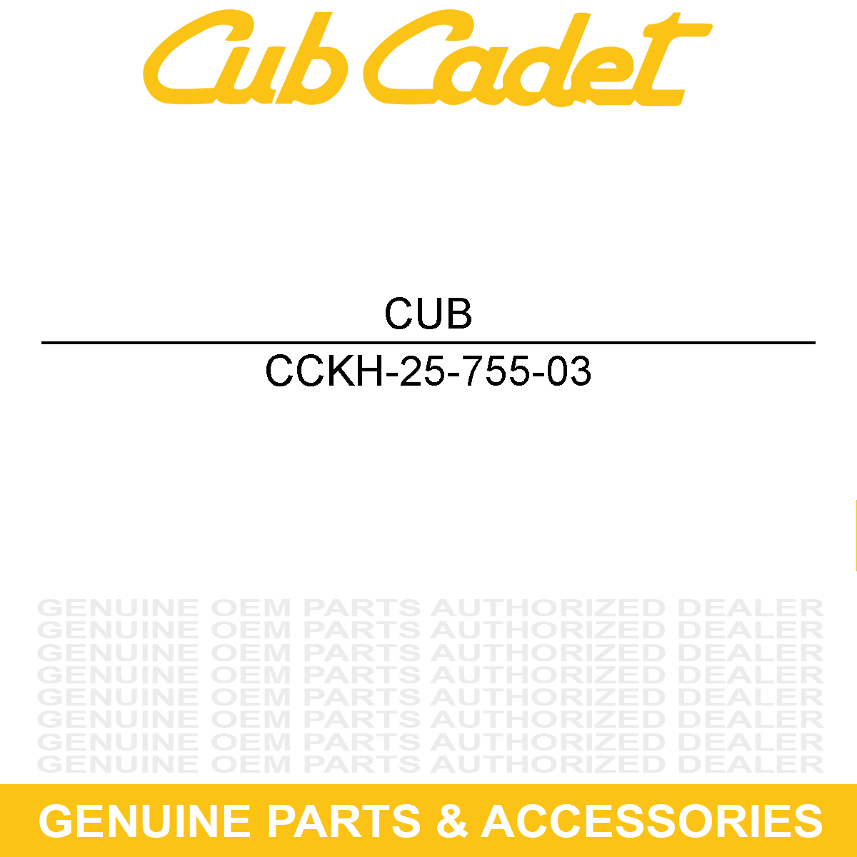 CUB CADET KH-25-755-03 Regulator