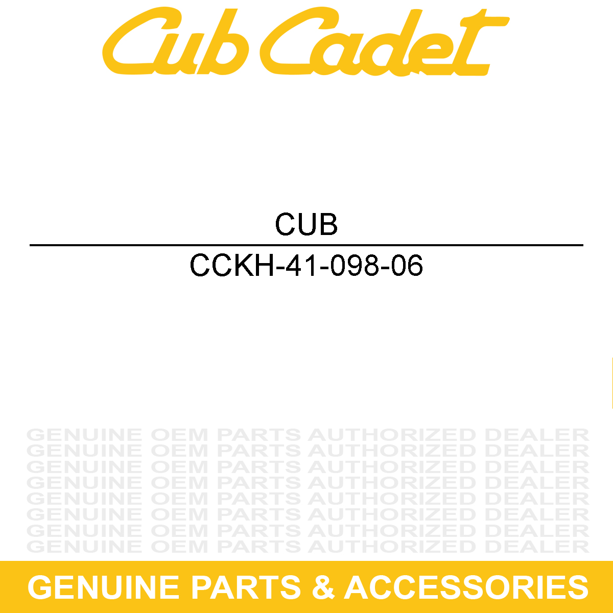 CUB CADET KH-41-098-06 STARTER