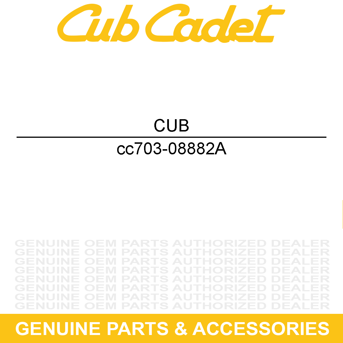 CUB CADET 703-08882A Left Hand Speed Cam Plate