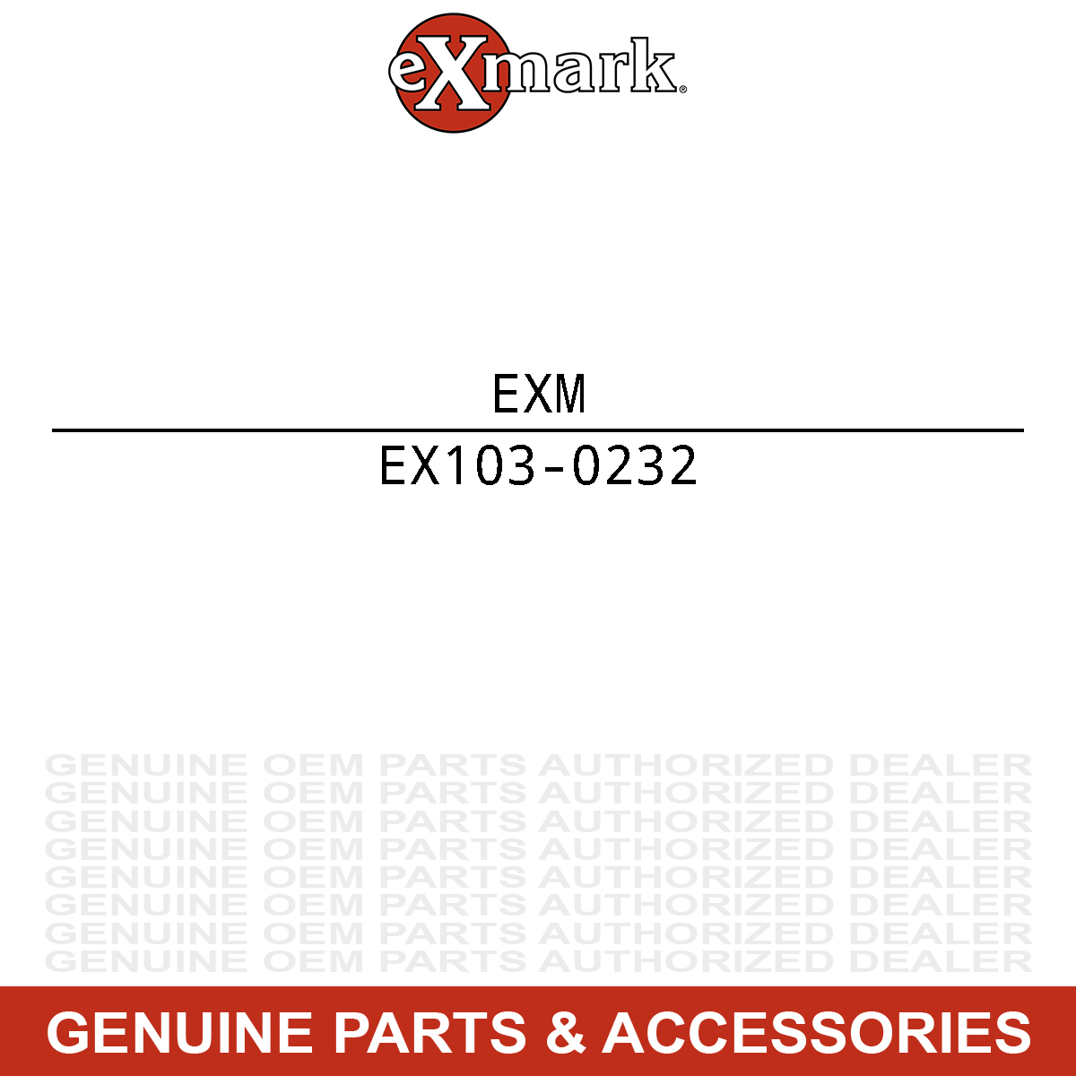 Exmark 103-0232 Handle Weldment