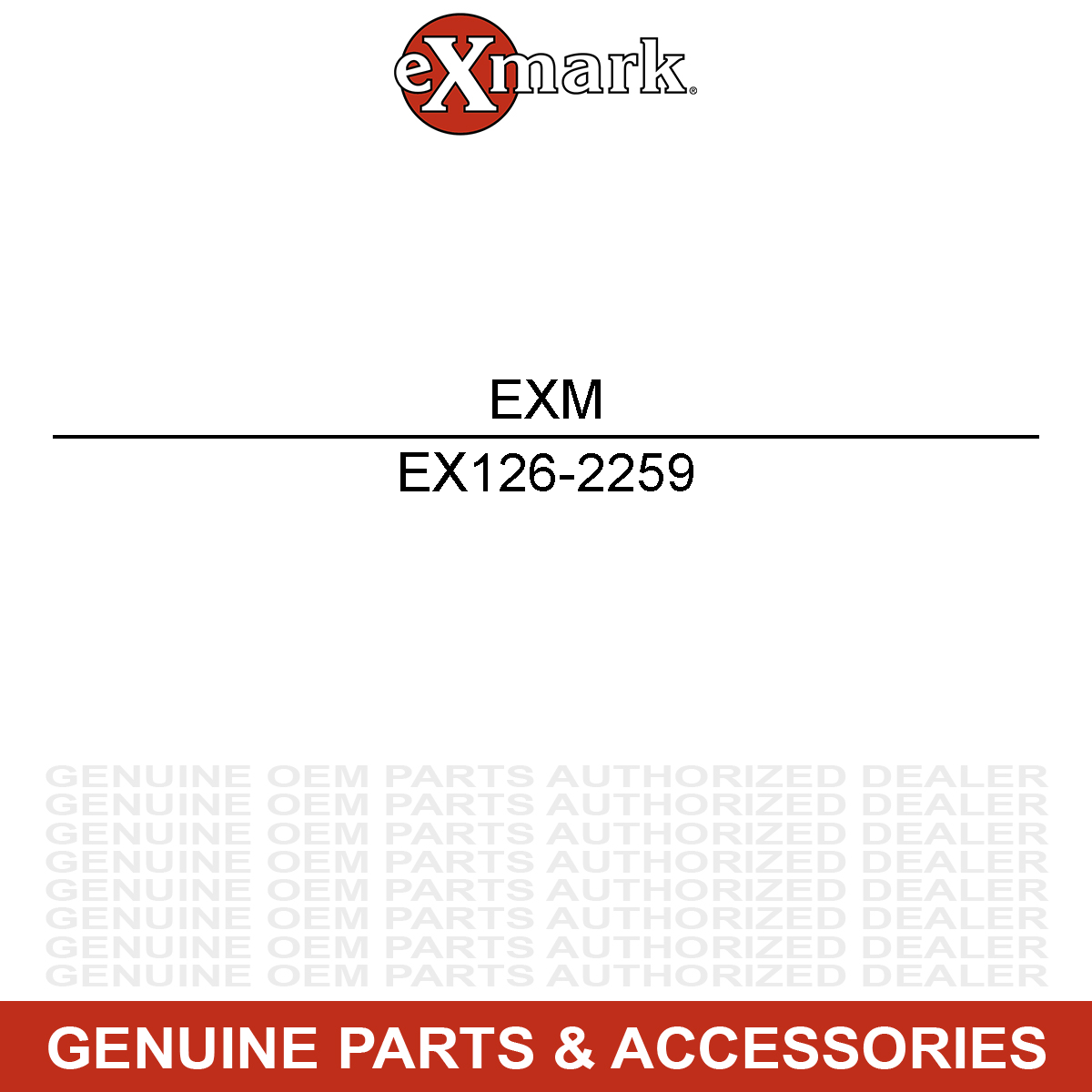 Exmark 126-2259 Water Hose