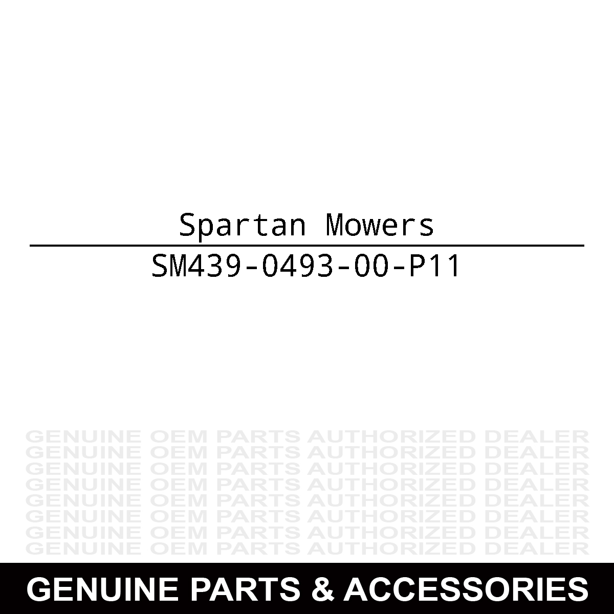 Spartan Mowers 439-0493-00-P11 Clutch Bracket