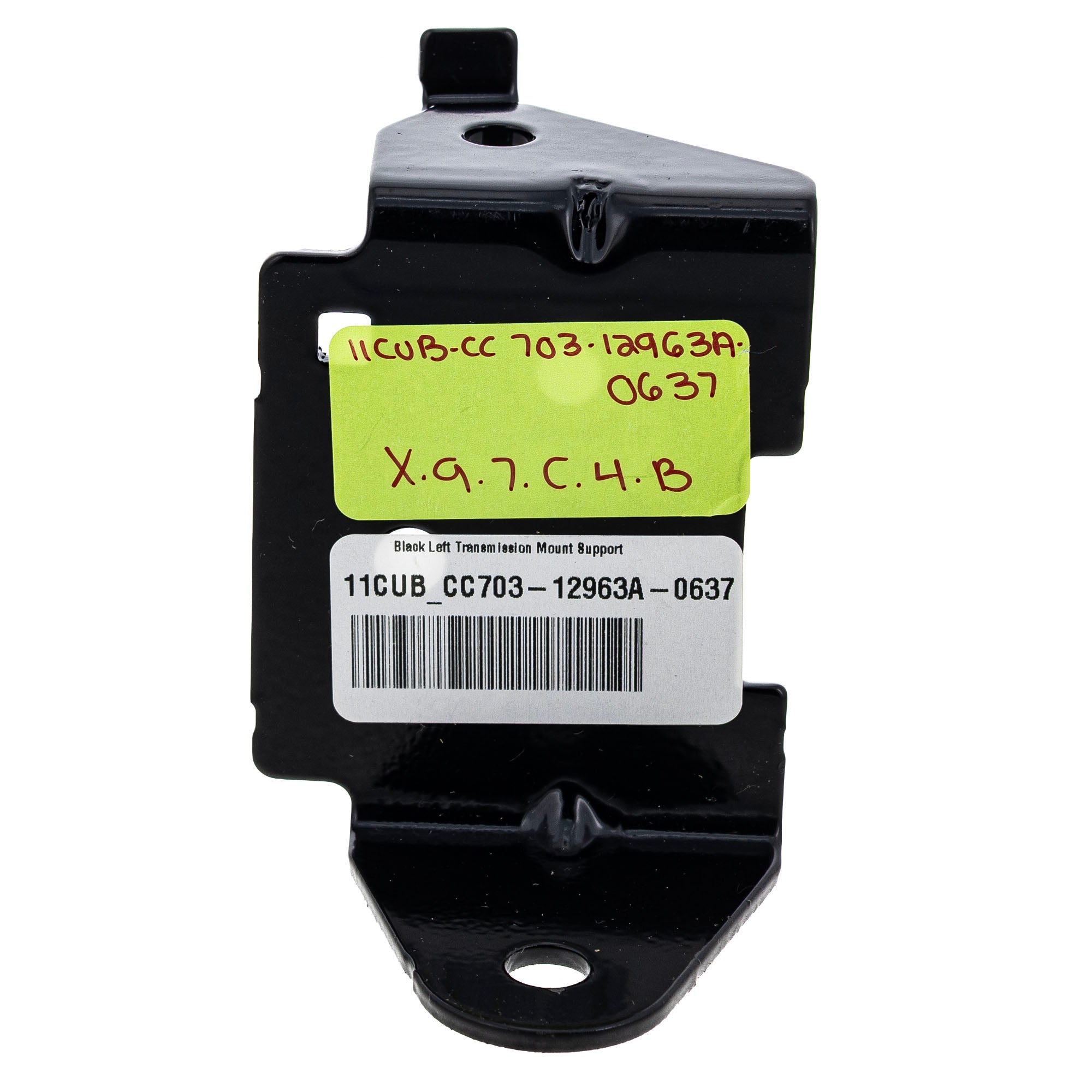 CUB CADET 703-12963A-0637 Black Left Transmission Mount Support