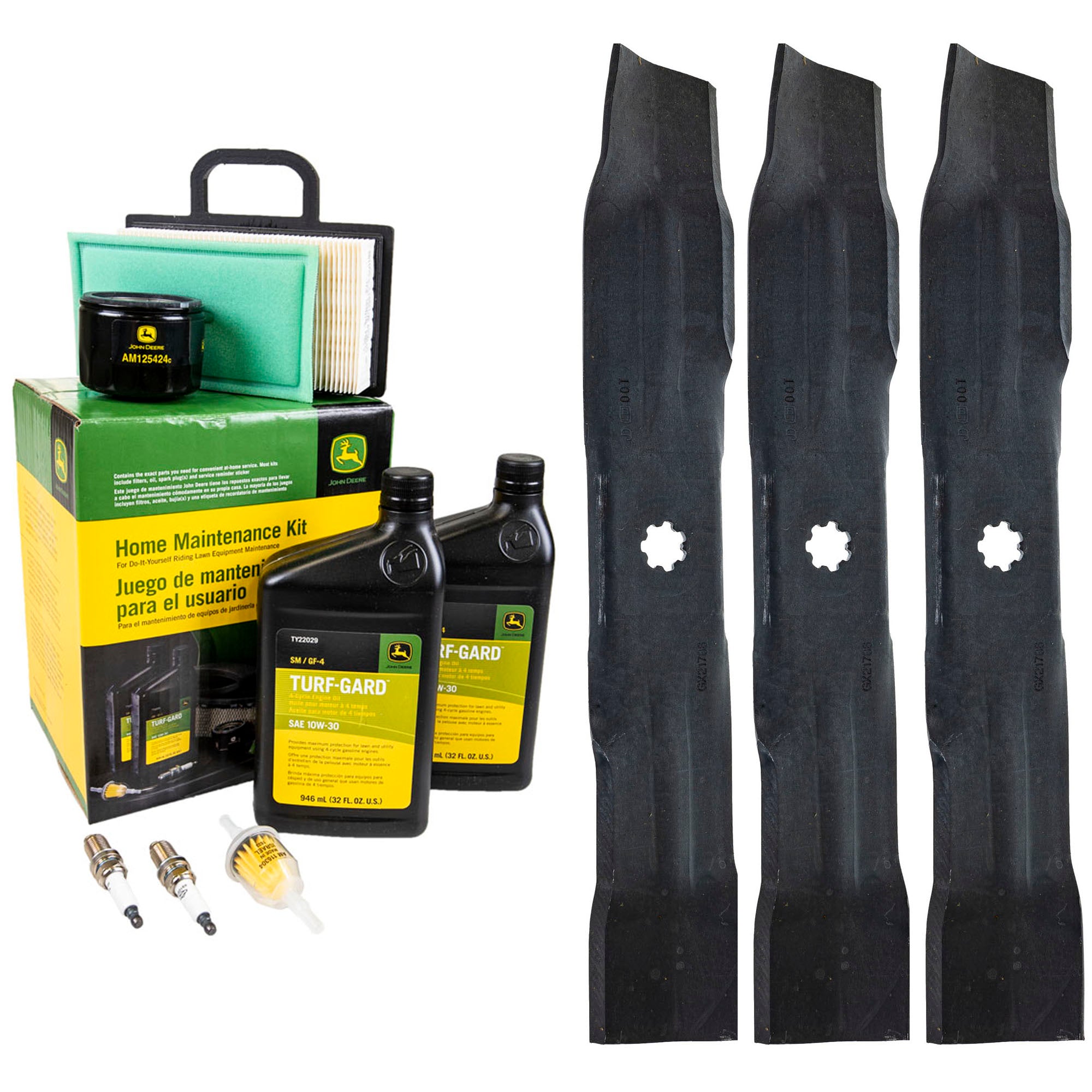 John Deere 1001725 Maintenance Kit w/ Mulching Blades