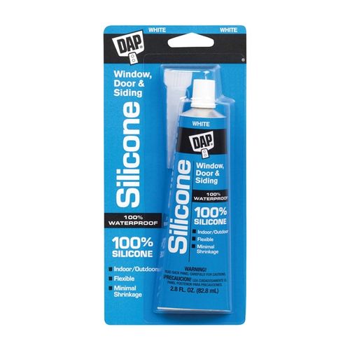 White Silicone Rubber Window and Door Caulk