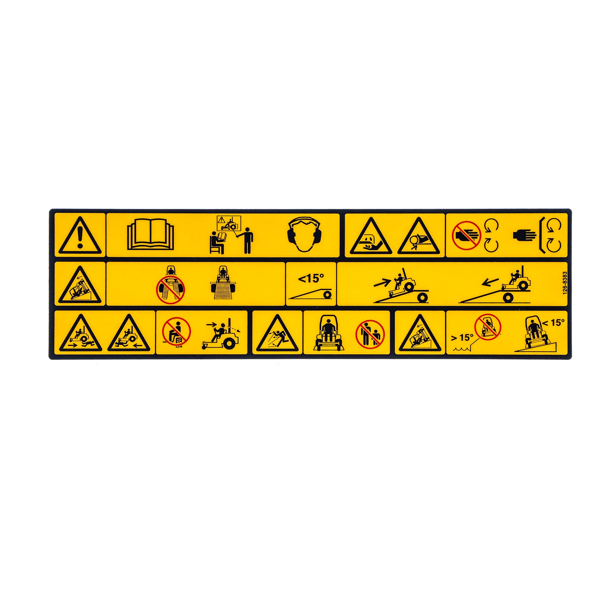 Exmark 126-8383 Danger Decal