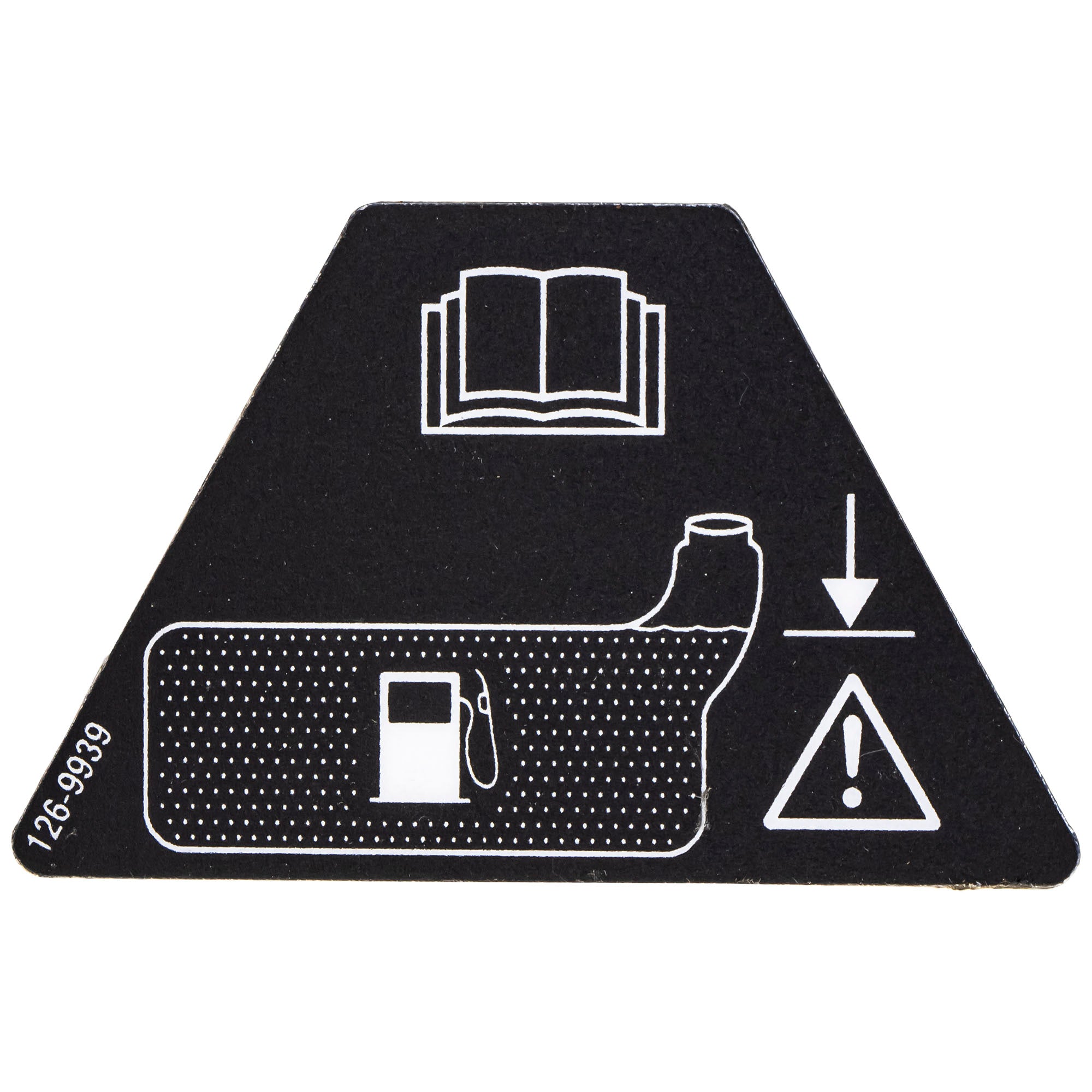 Exmark 126-9939 Fuel Fill Decal