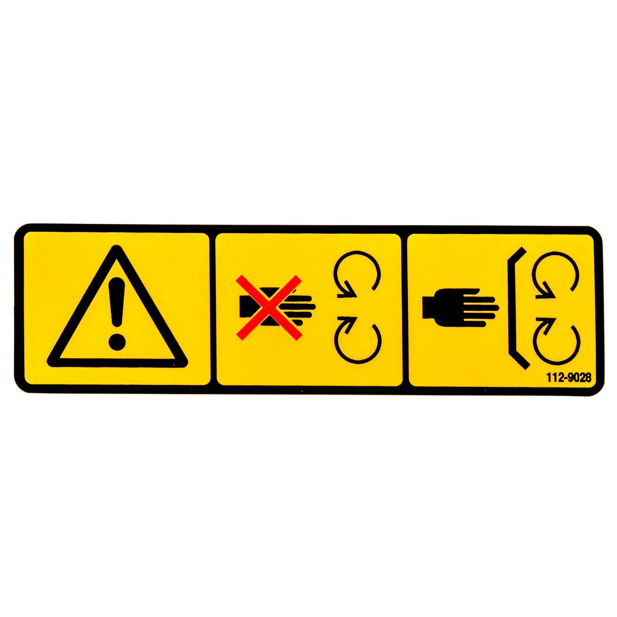 Exmark 112-9028 DECAL-COVER, MISSING